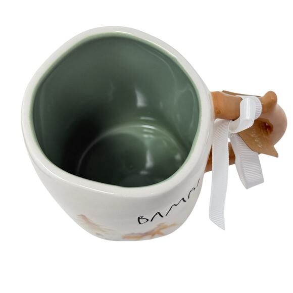 Rae Dunn Artisan Collection By Magenta X Disney Bambi Ceramic Mug Antler Handle - Picture 10 of 15